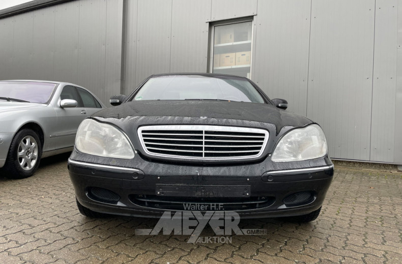 MERCEDES-BENZ W220 S400cdi, schwarz,