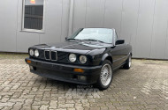 BMW 318i E30, Cabrio, schwarz