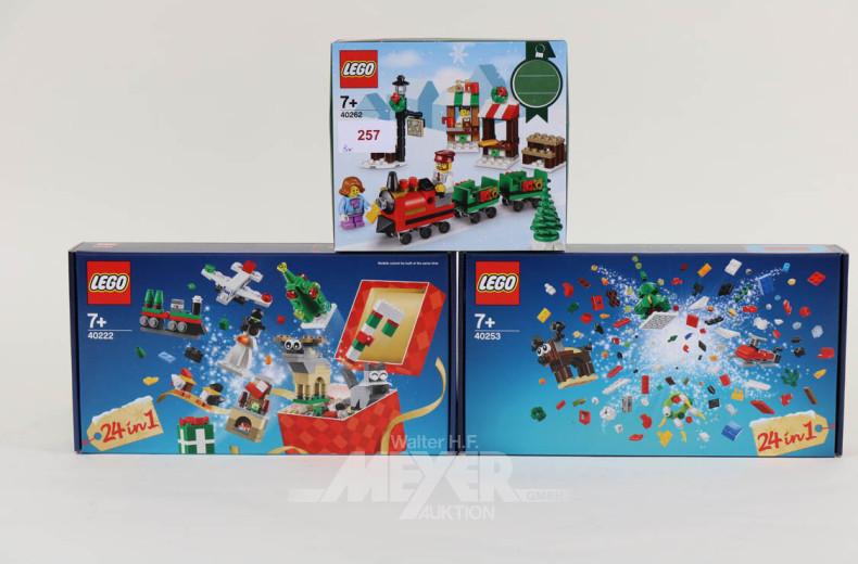 3 LEGO ''Weihnachten''