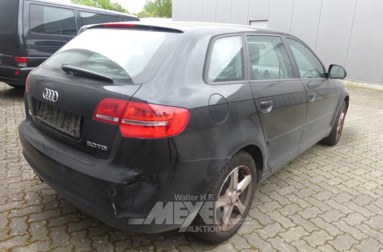 AUDI A3, schwarz, 5.trg.