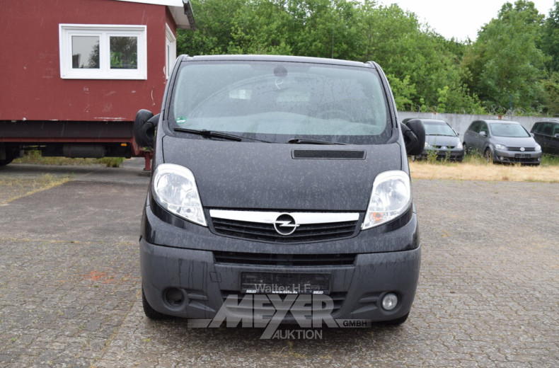 OPEL Vivaro Kastenwagen, schwarz