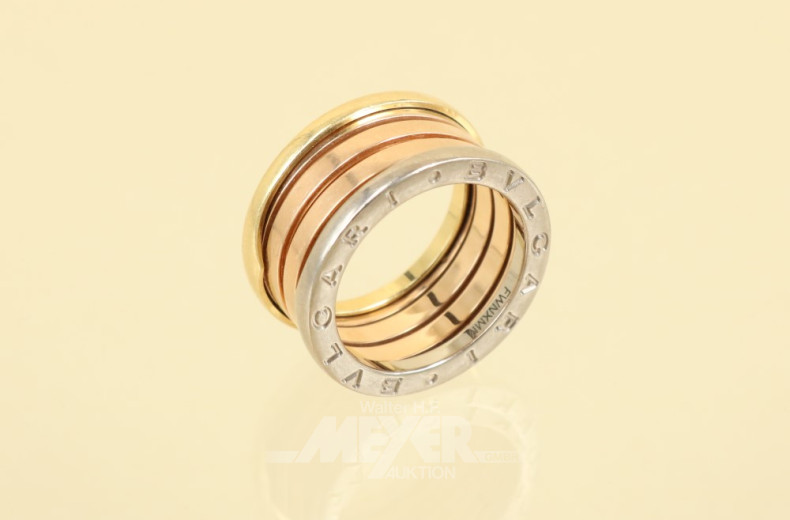 Ring, 750er GG/RG/WG ''BULGARI''