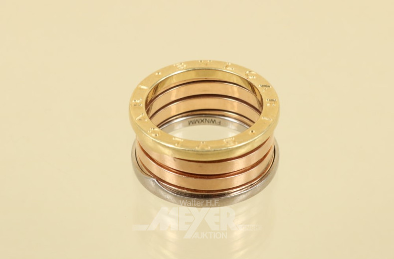 Ring, 750er GG/RG/WG ''BULGARI''