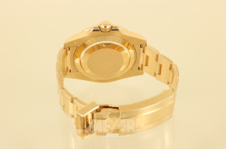 Herrenarmbanduhr ROLEX, 750er GG,