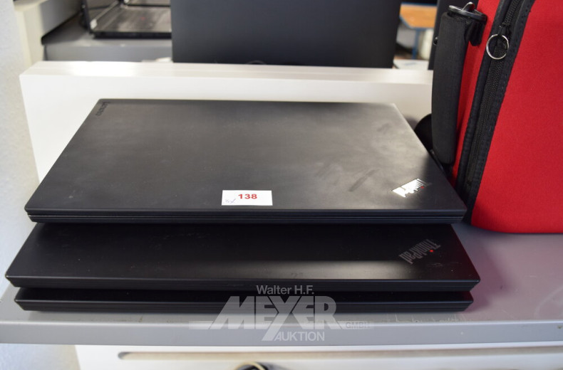 3 Laptops LENOVO ThinkPad A475, L14 Gen1,