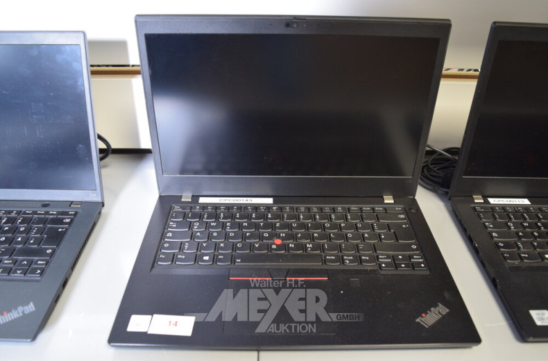 Laptop LENOVO ThinkPad L14 G1, schwarz