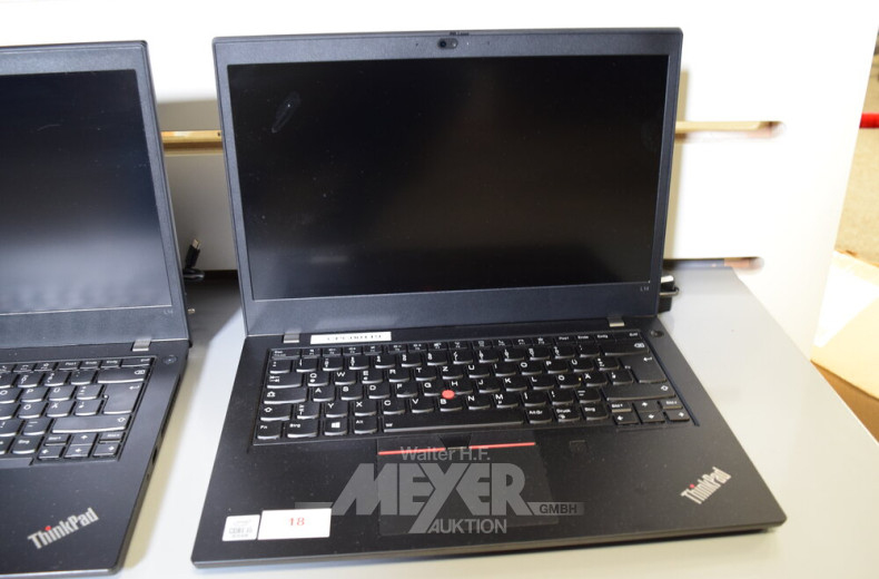 Laptop LENOVO ThinkPad L14 G1, schwarz