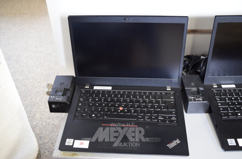 Laptop LENOVO ThinkPad L14 G1, schwarz