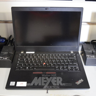 Laptop LENOVO ThinkPad L14 G1, schwarz