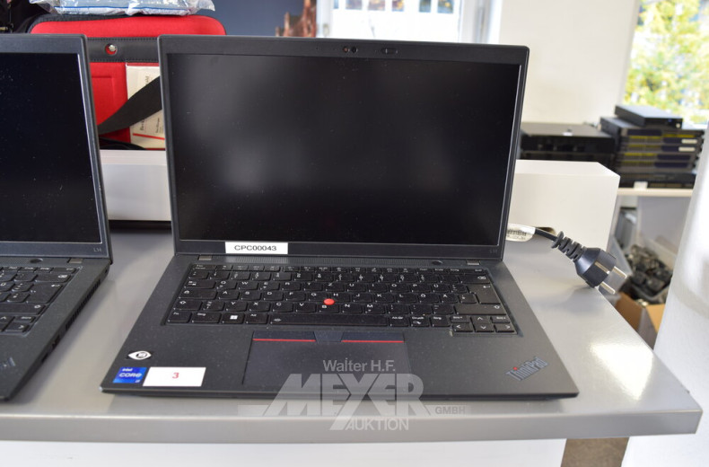 Laptop LENOVO ThinkPad L14 G3, schwarz