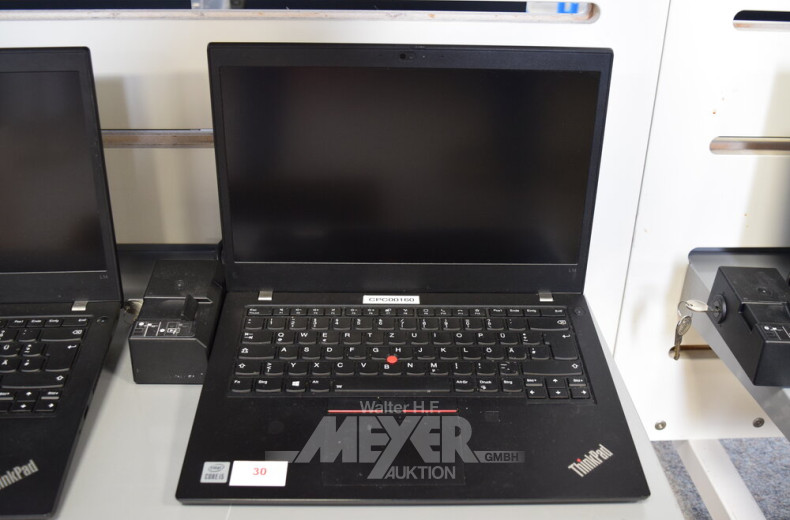 Laptop LENOVO ThinkPad L14 G1, schwarz