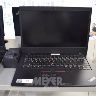 Laptop LENOVO ThinkPad L14 G1, schwarz