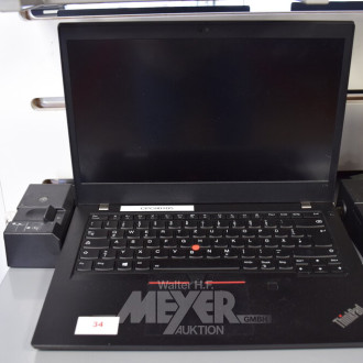 Laptop LENOVO ThinkPad L14 G1, schwarz