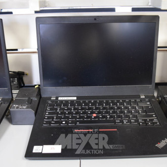 Laptop LENOVO ThinkPad L14 G1, schwarz