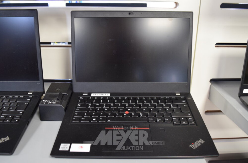 Laptop LENOVO ThinkPad L14 G1, schwarz