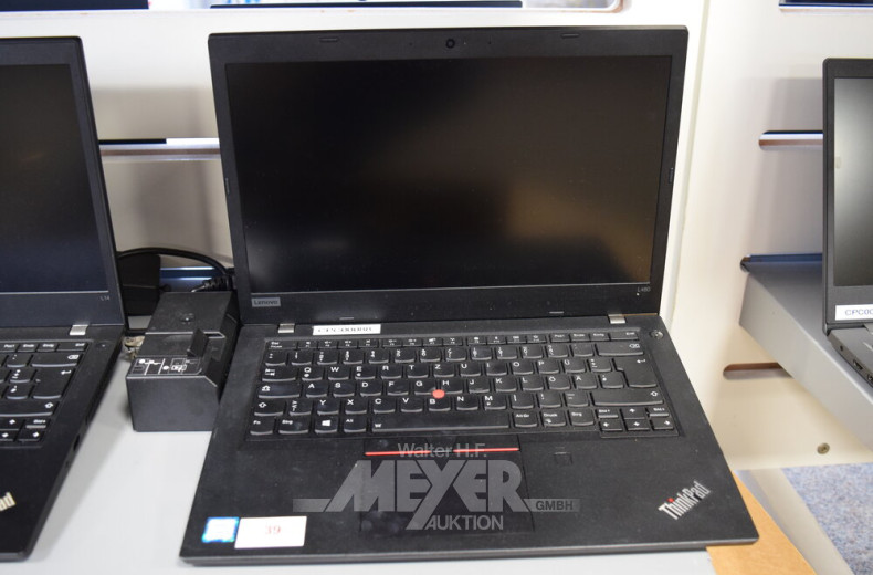 Laptop LENOVO ThinkPad L480, schwarz