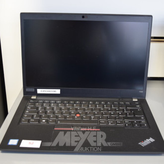 Laptop LENOVO ThinkPad T490, schwarz