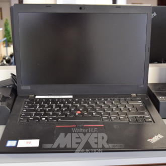 Laptop LENOVO ThinkPad L490, schwarz