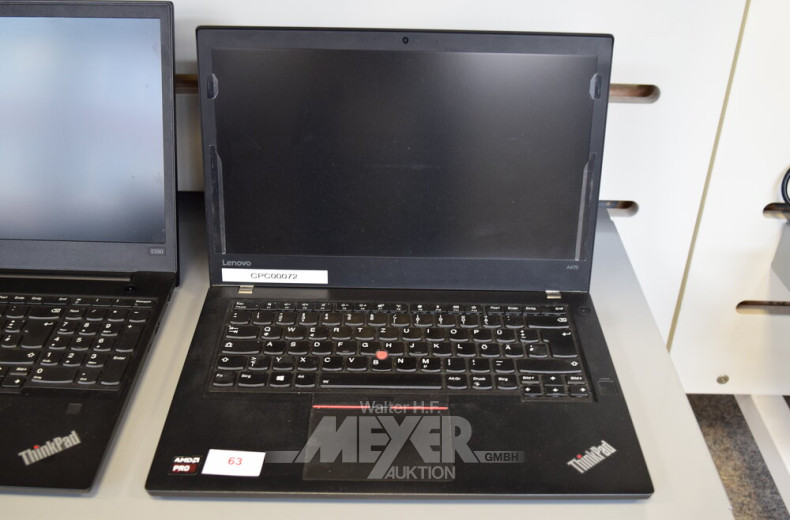 Laptop LENOVO ThinkPad A475, schwarz