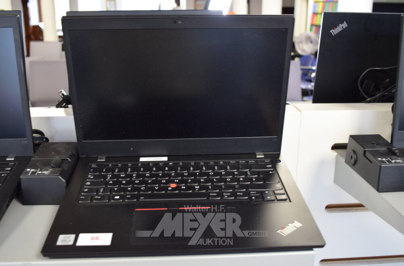 Laptop LENOVO ThinkPad L14 G1, schwarz