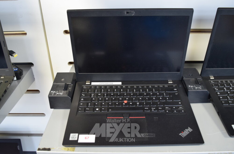 Laptop LENOVO ThinkPad L14 G1, schwarz