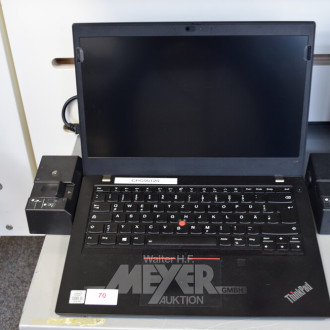 Laptop LENOVO ThinkPad L14 G1, schwarz