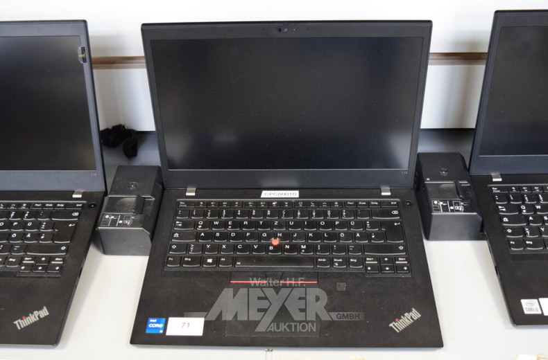 Laptop LENOVO ThinkPad L14 G2, schwarz