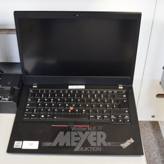 Laptop LENOVO ThinkPad L14 G1, schwarz