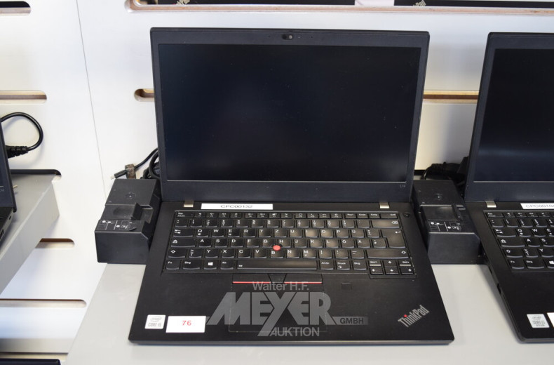 Laptop LENOVO ThinkPad L14 G1, schwarz