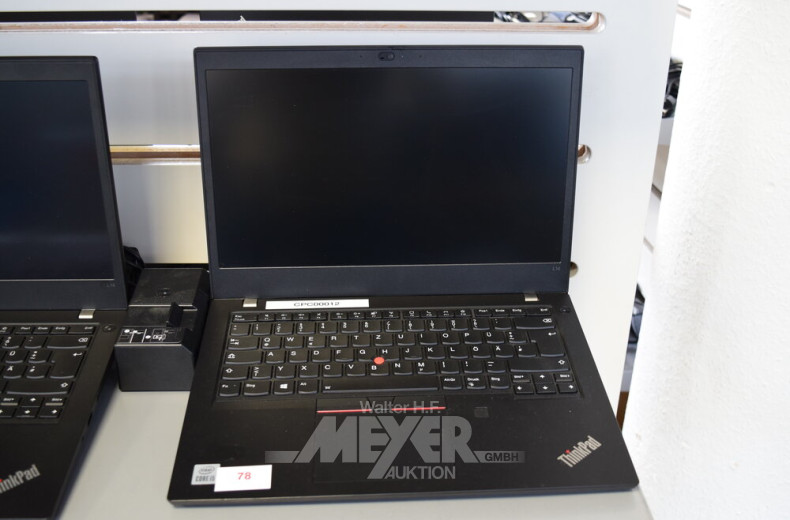 Laptop LENOVO ThinkPad L14 G1, schwarz