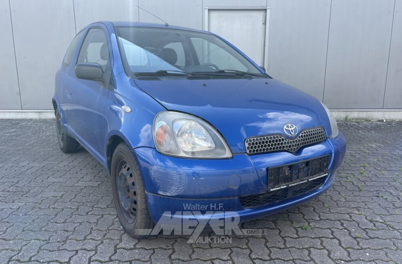 TOYOTA Yaris, blau, 3 trg.