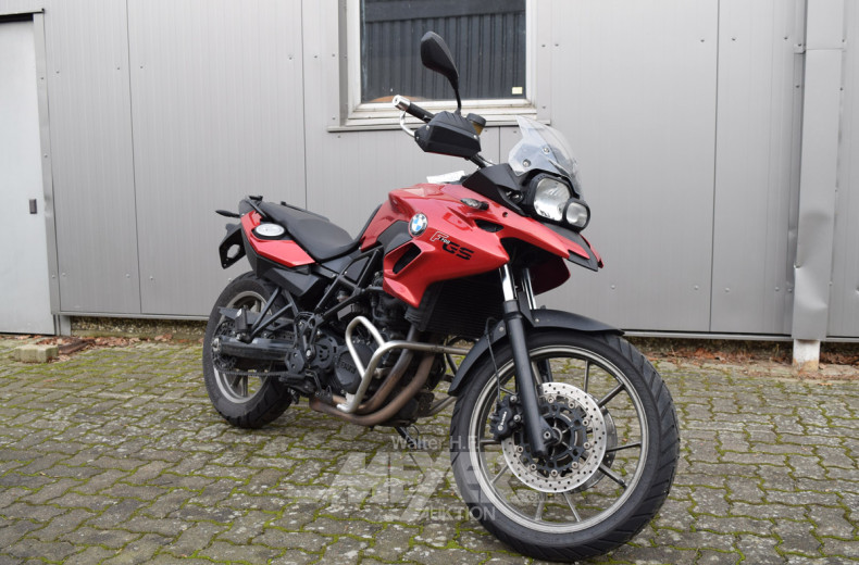 Kraftrad BMW F 700 GS, rot,