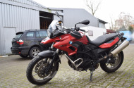 Kraftrad BMW F 700 GS, rot,