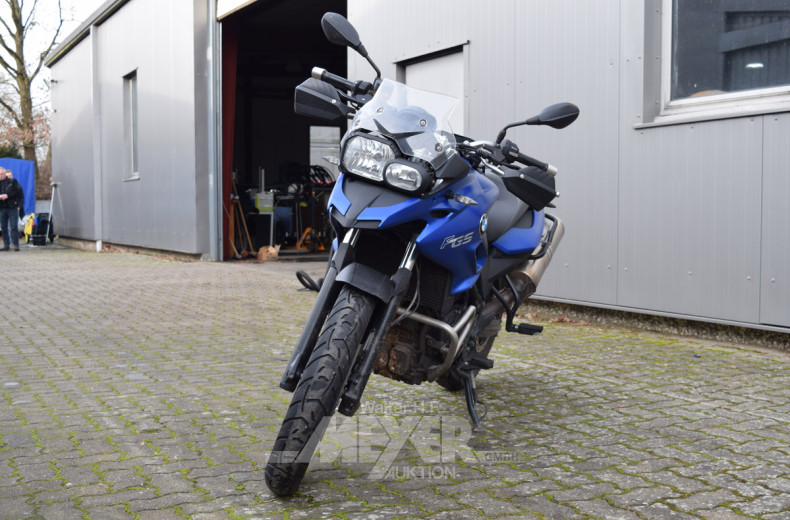 Kraftrad BMW F 700 GS, blau,