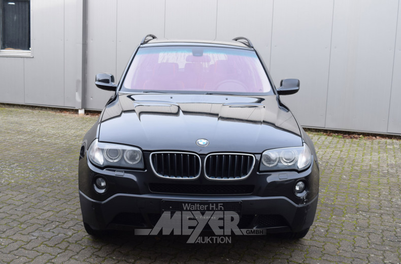 BMW X3 20d xDrive, schwarz