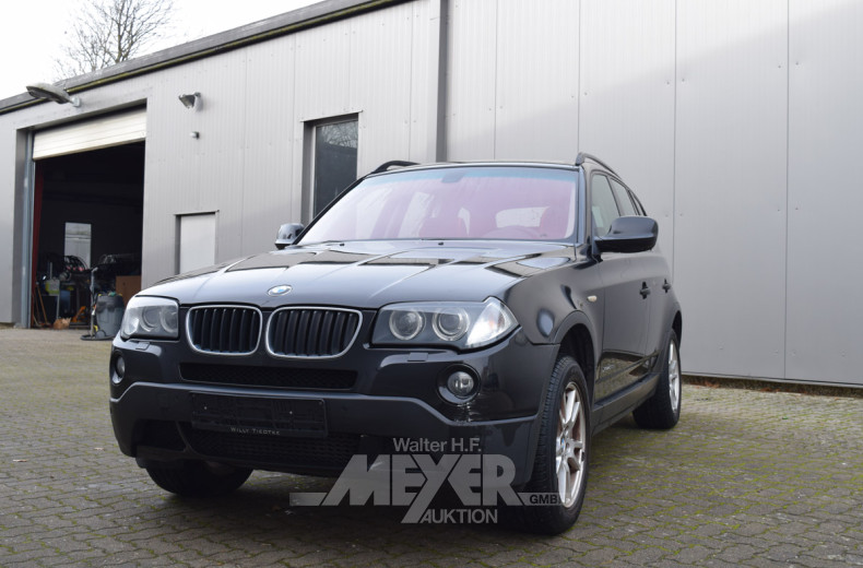 BMW X3 20d xDrive, schwarz