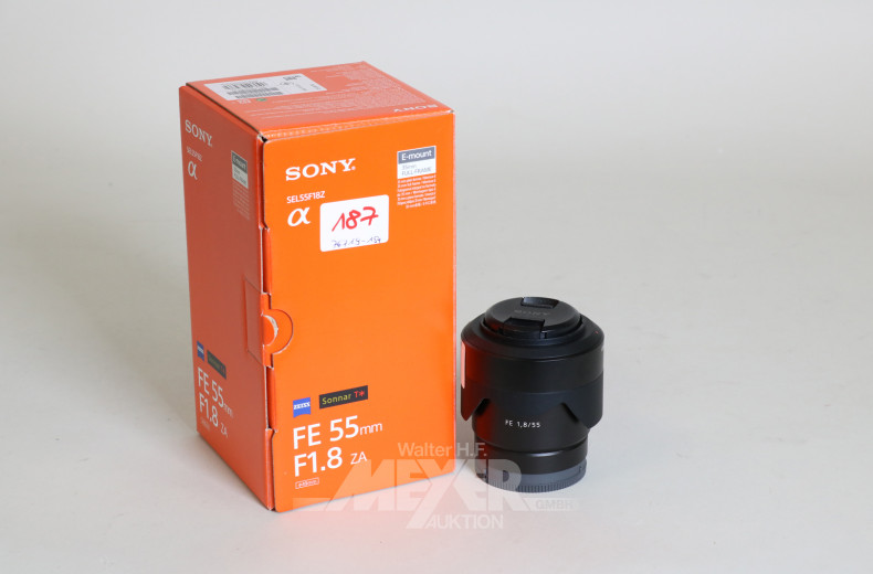 Objektiv SONY 55 mm Zeiss Sonnar T