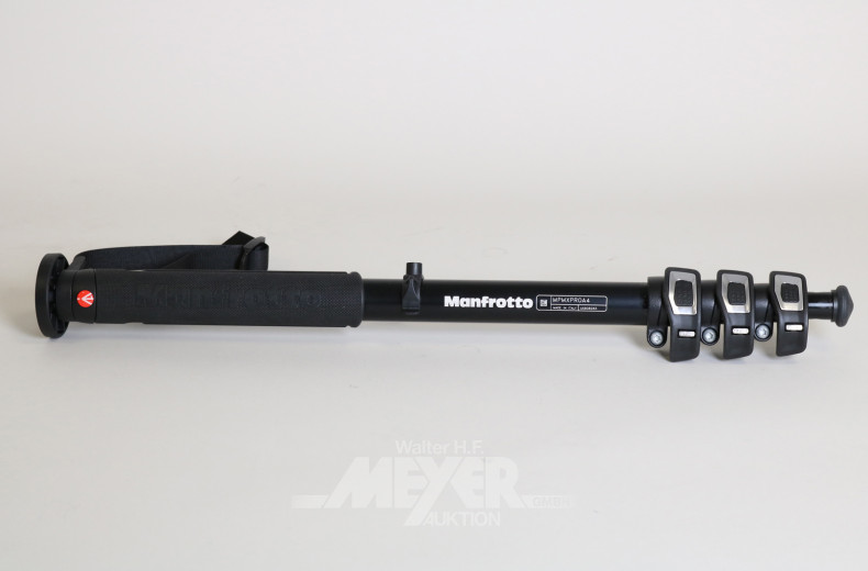 Monopod Stativ MANFROTTO, Aluminium