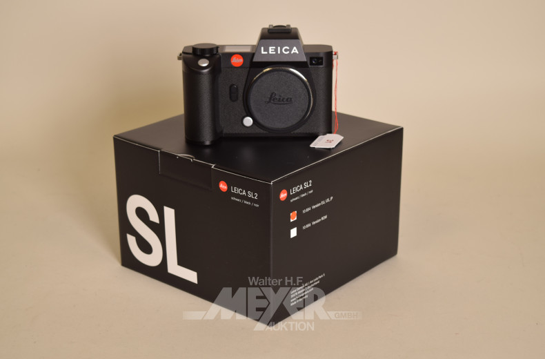 Systemkamera LEICA, schwarz