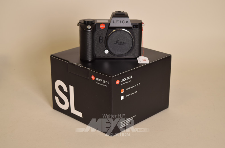 Systemkamera LEICA, schwarz