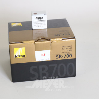 Blitzgerät und Multiflashadapter NIKON