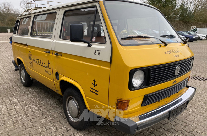 VOLKSWAGEN T3 Caravelle, weiß/gelb