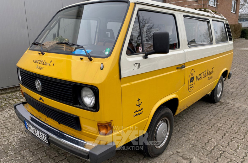 VOLKSWAGEN T3 Caravelle, weiß/gelb