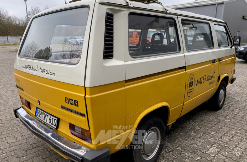 VOLKSWAGEN T3 Caravelle, weiß/gelb