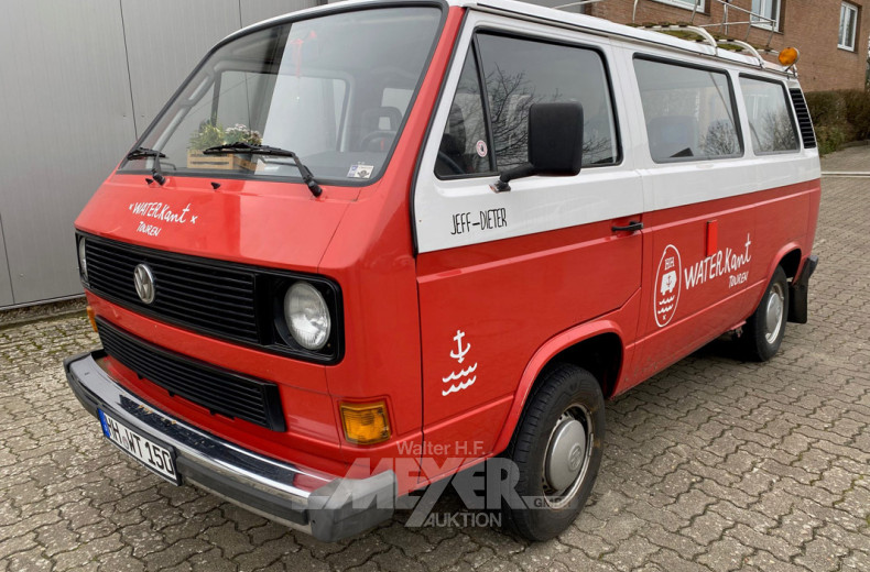 VOLKSWAGEN T3 Multivan, weiß/rot