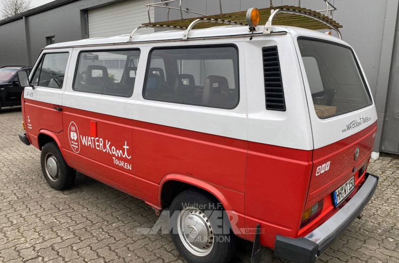 VOLKSWAGEN T3 Multivan, weiß/rot