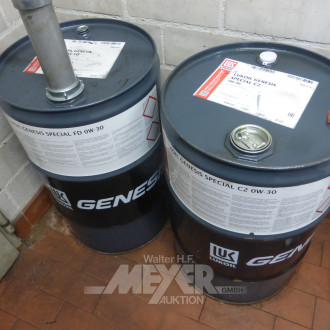 2 x 60 Liter Fässer Lukoil Genesis