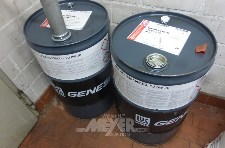 2 x 60 Liter Fässer Lukoil Genesis