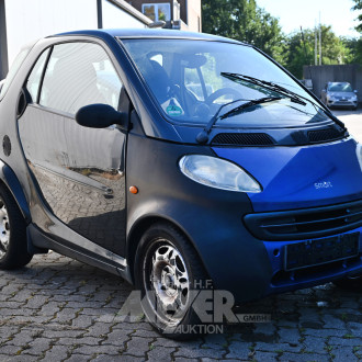 SMART fortwo, schwarz/blau