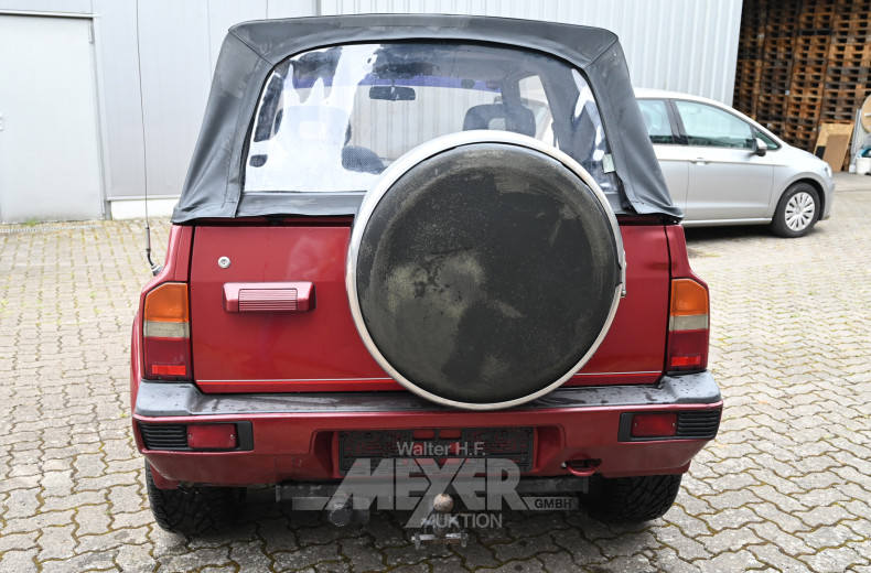 SUZUKI Vitara 1.6 Cabrio, rot metallic